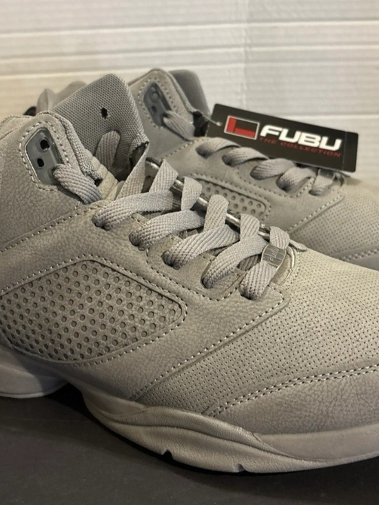 FUBU Other - FUBU Men’s Light Grey Suede Athletic Sneakers